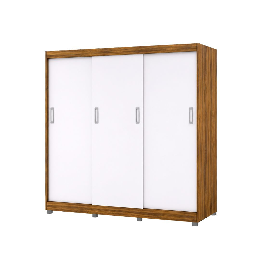 ROPERO IZZI PEGASI M4 3PC 4CI 1CF 217X189X53CM MATE ADOBE-MARFIL