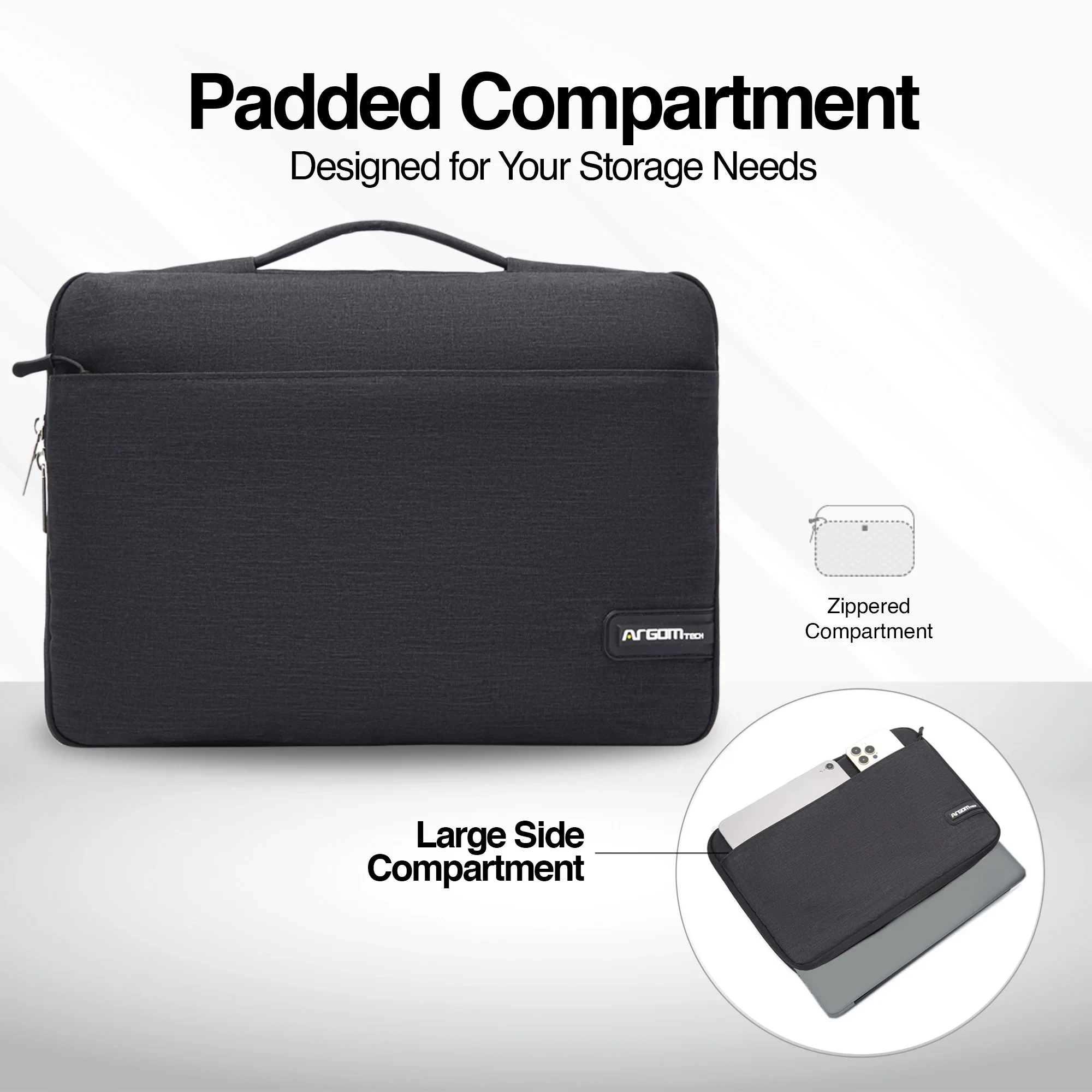 FUNDA PARA PORTATIL DE 15.6 PULG ARG-SL-0018BK