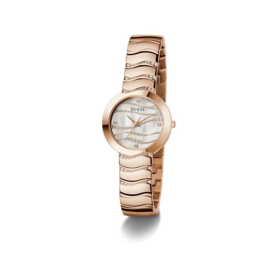 Reloj GUESS Analógico Tono Oro Rosa Mujer