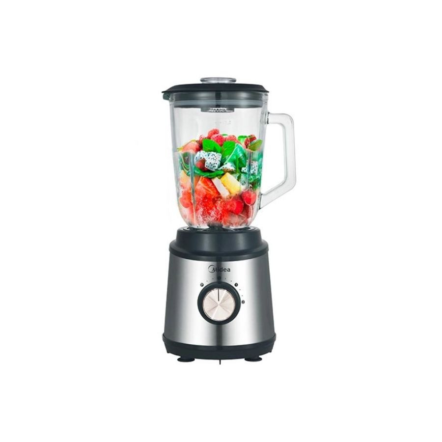 Licuadora MIDEA 1,5Lts. Mj-Bl6006W Inox Vidrio
