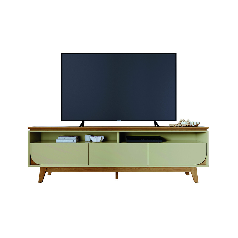 Rack MADETEC Selene Para Tv Hasta 75" Cumaru/Opala