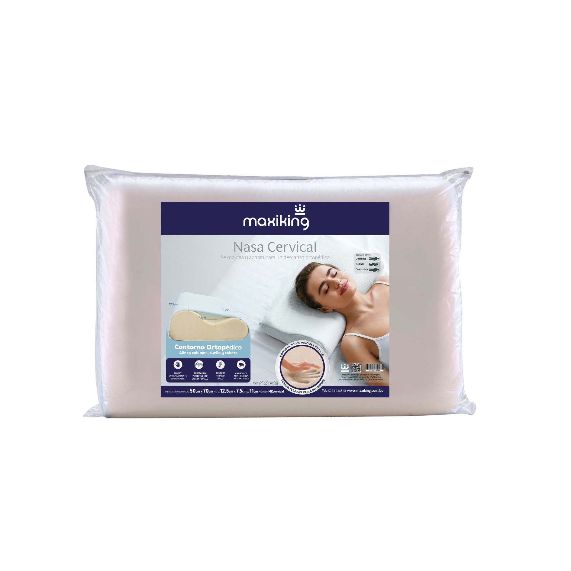 ALMOHADA MK MEMORY FOAM CERVICAL