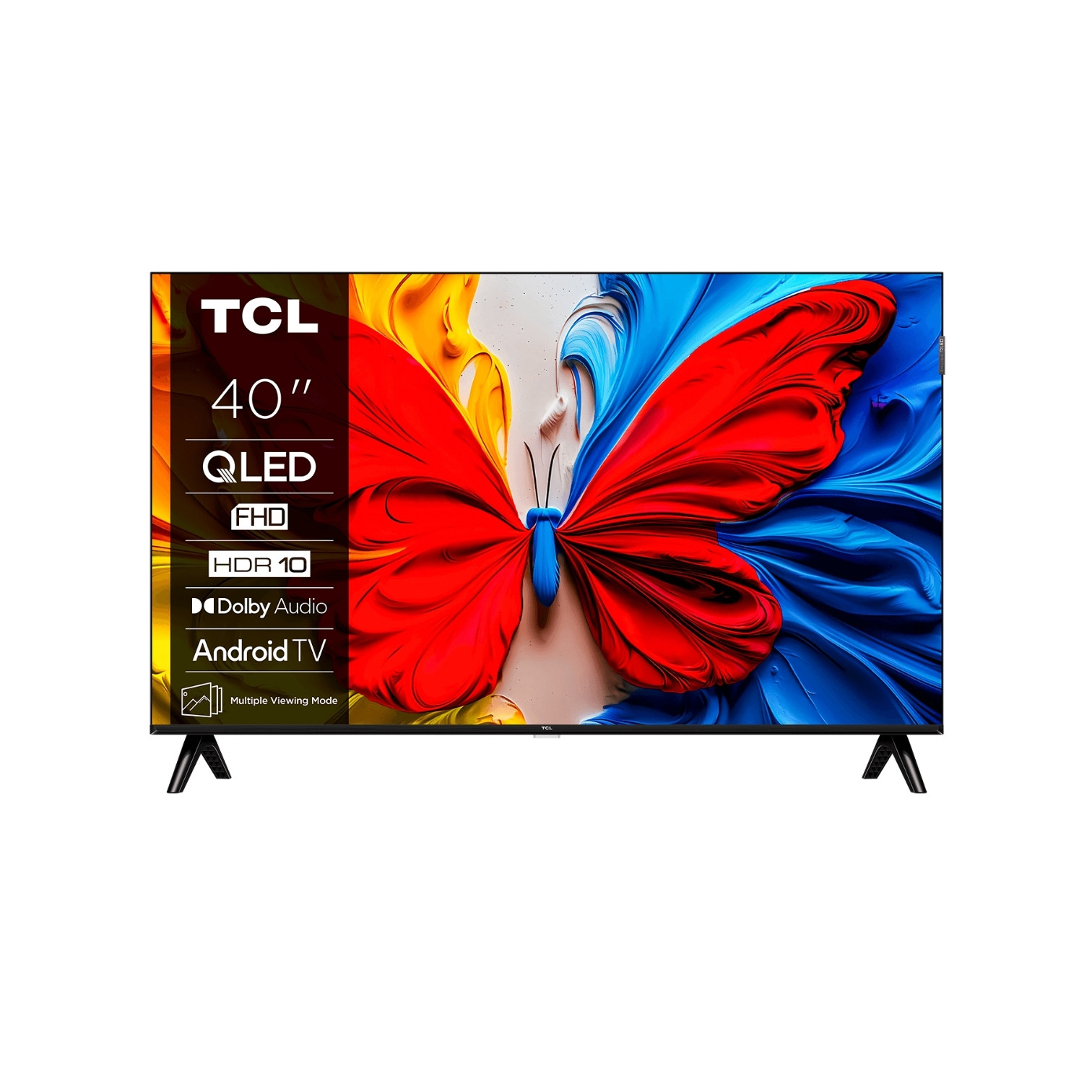 Televisor TCL 40" Google Tv Qled Chromecast Integrado Dolby Audio S5K