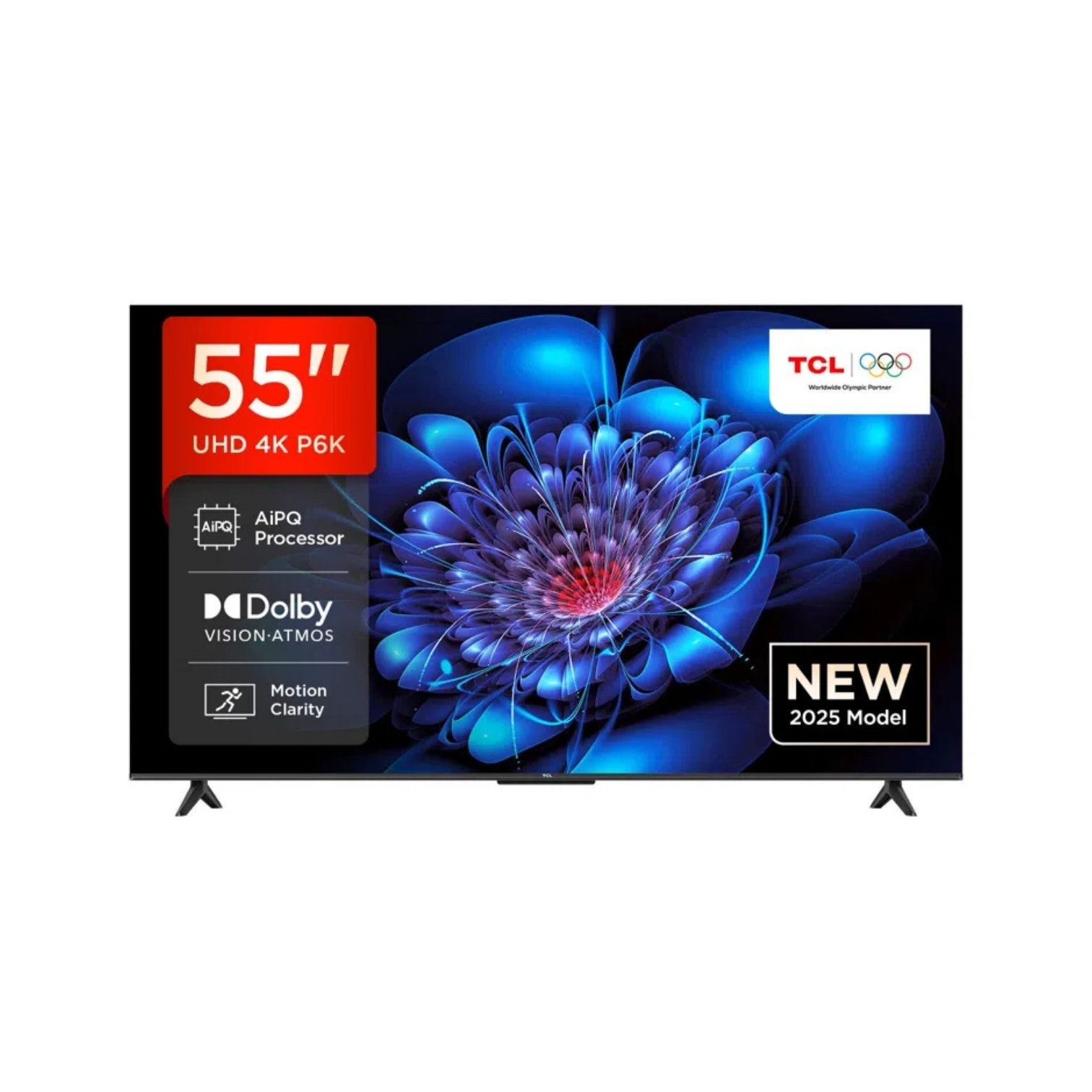 Televisor TCL 55" Google Tv 4K UHD Dolby Audio Hdmi 2.1 P6K