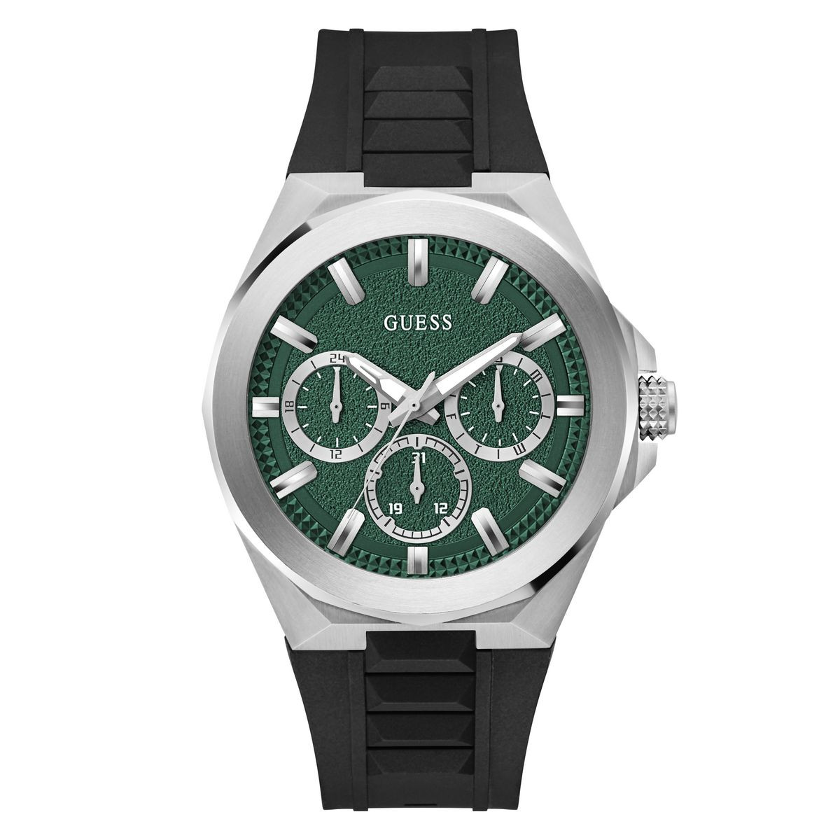 Reloj GUESS Man Sport Silver Tone Multifunción Brac Slv/Gld GW0799G3