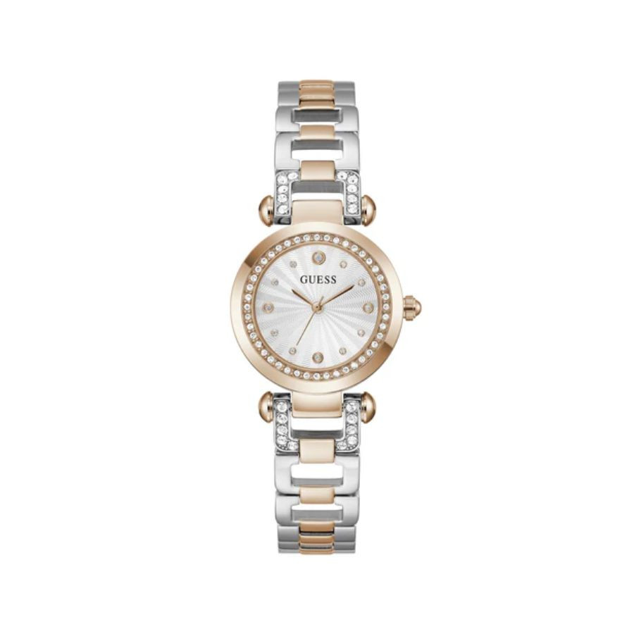Reloj GUESS Analógico Ginger Dos Tonos De Oro Rosa Mujer