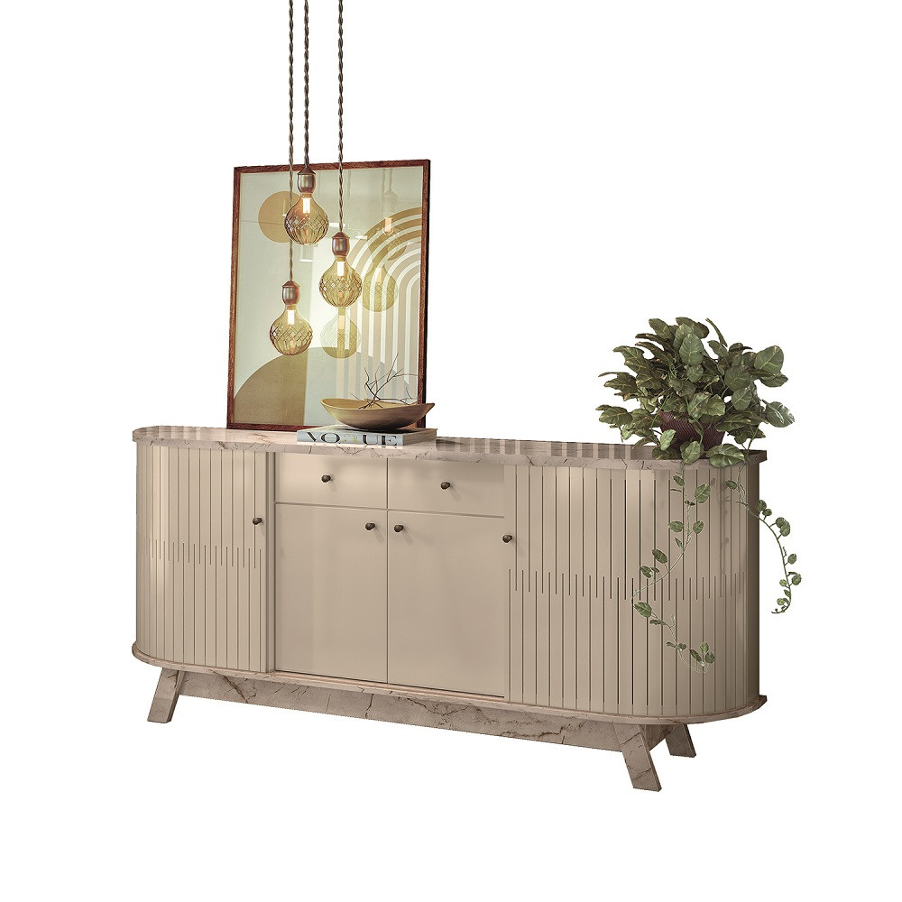 Bufetera MADETEC Monaco Calacacta/Off White