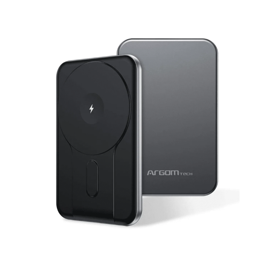 BATERIA EXTERNA MAGNETICA MS5 DE 5000 mAh DE ALUMINIO  ARGOM  ARG-PB-1160SL