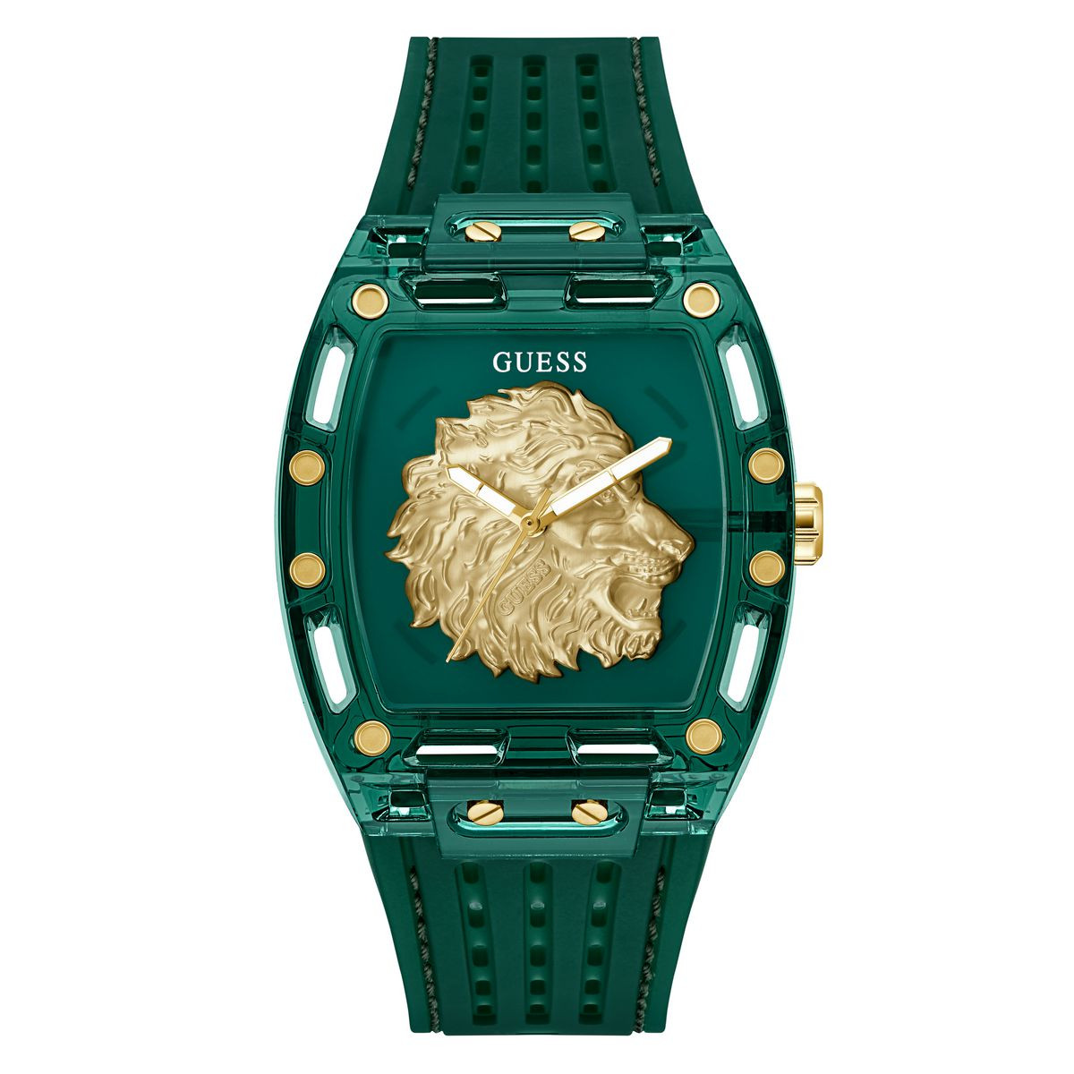 RJ GUESS MENS VERDE ANALOG RELOJ GW0959G2