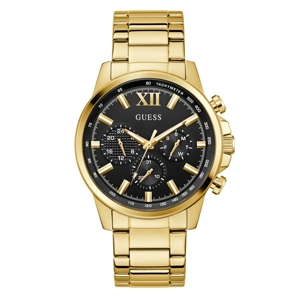 Reloj GUESS Man Multifunción Tono Dorado GW0900G3