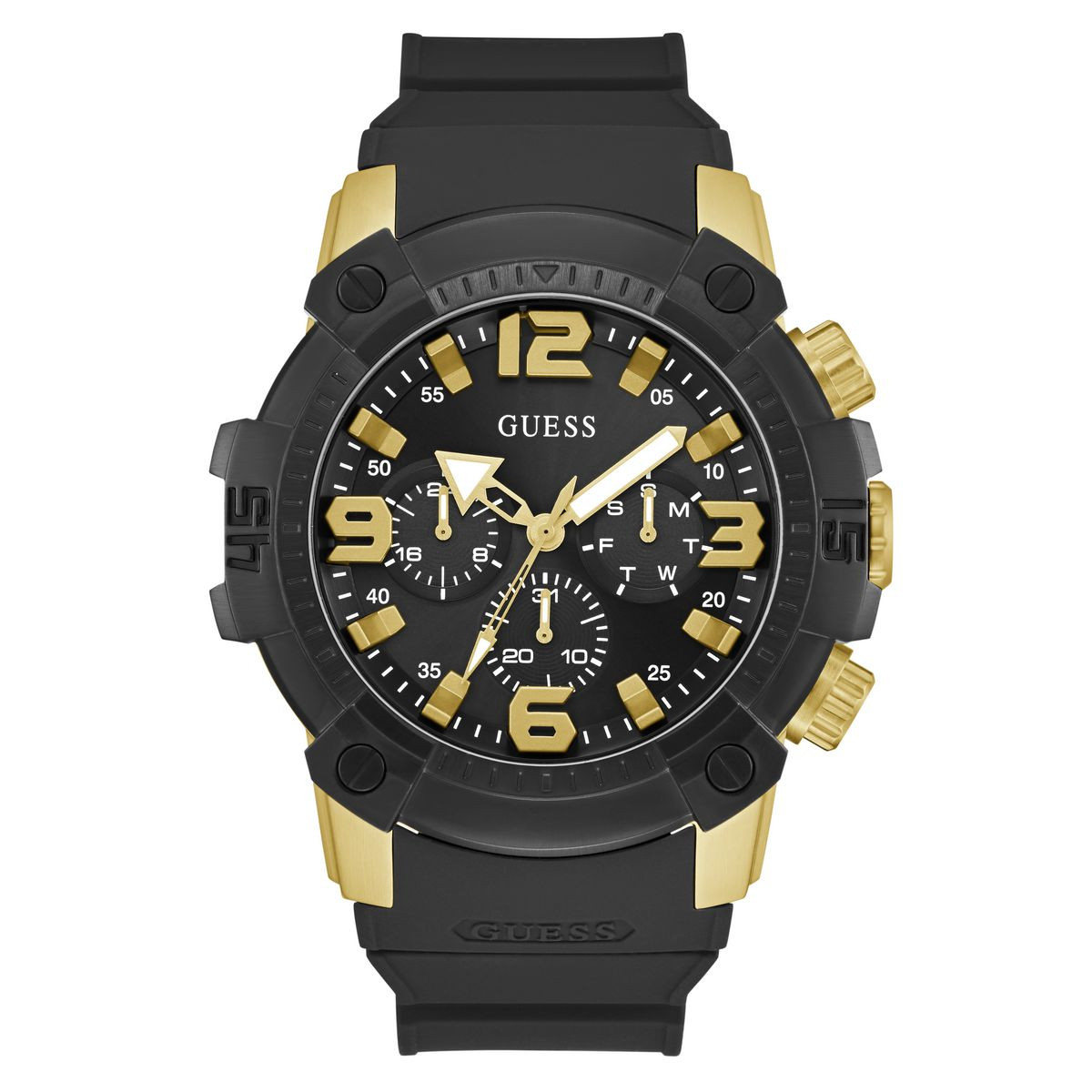 Reloj GUESS Man Multifunción Negro Bicolor GW0911G3