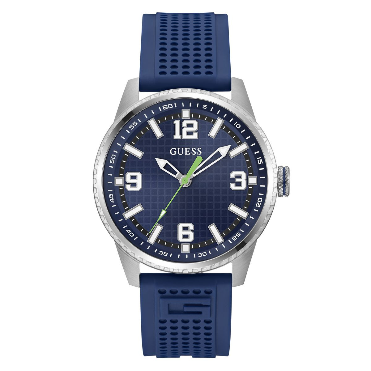Reloj GUESS Man Analógico Tono Azul Plateado GW0890G1
