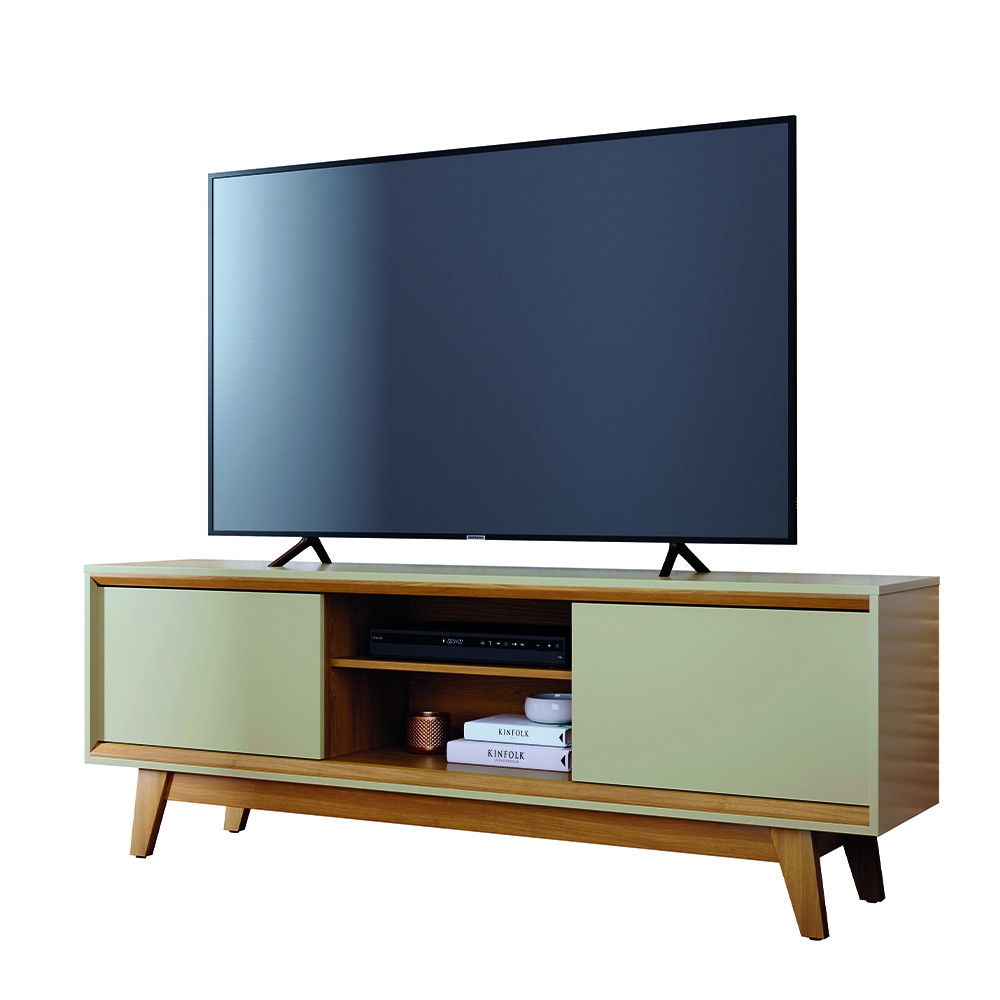 Rack MADETEC Atlas Para Tv Hasta 65" Cumaru/Opala