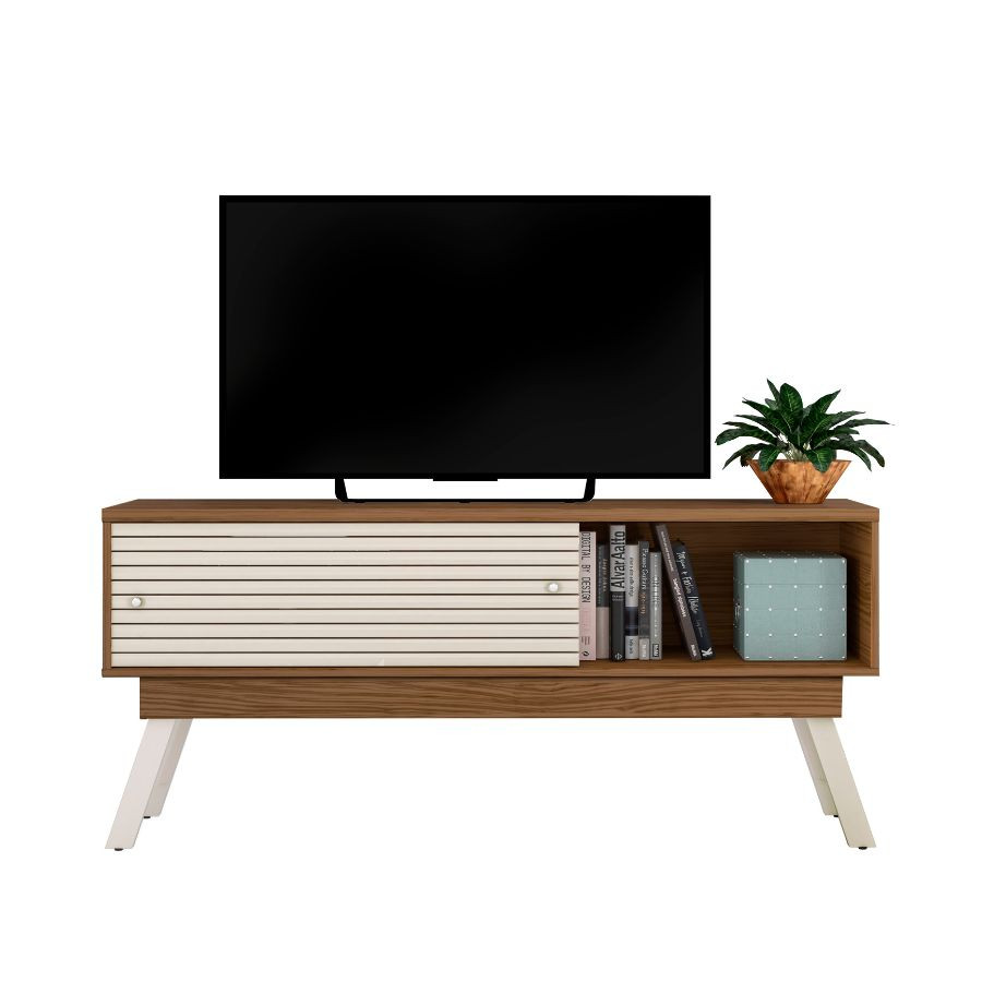 Rack MADETEC Frizz 1,5 Para Tv Hasta 65" Natural/Off White