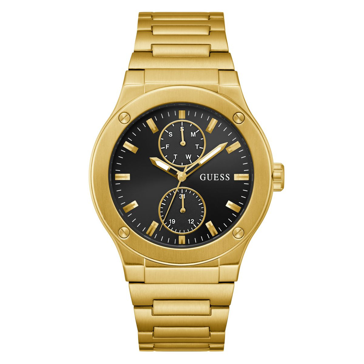Reloj GUESS Man Dress Gold Tone Brac Gold GW0795G4