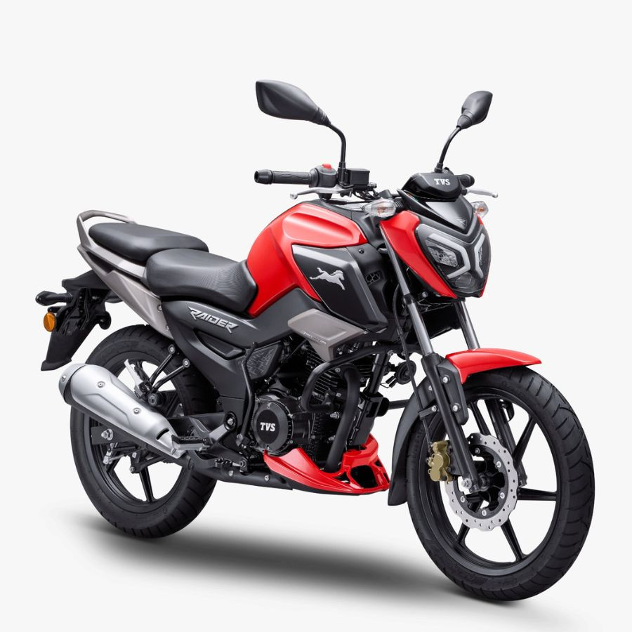 Motocicleta Deportiva TVS Raider 125 cc Rojo
