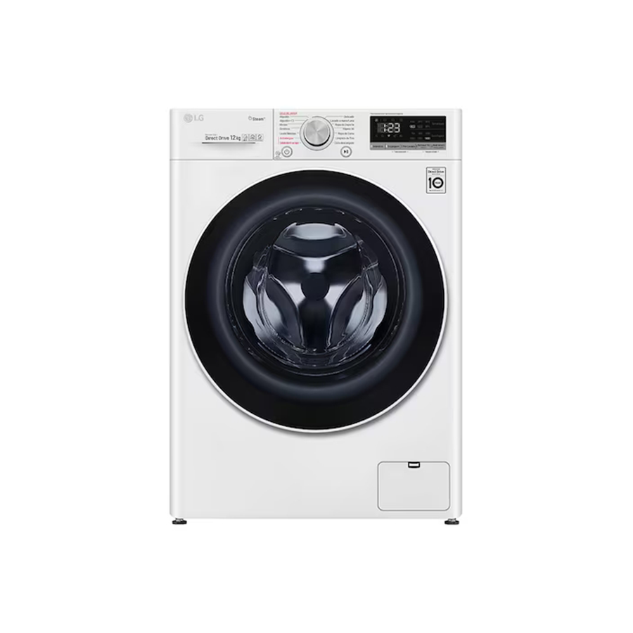 Lavadora LG Carga Frontal Color Blanco De 12 Kg