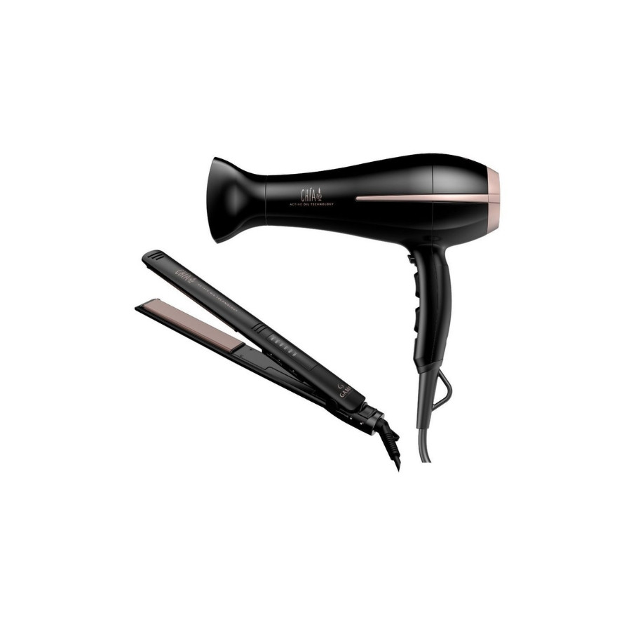 Pack GAMA Chia Plancha Elegance Led+Secadora Bora