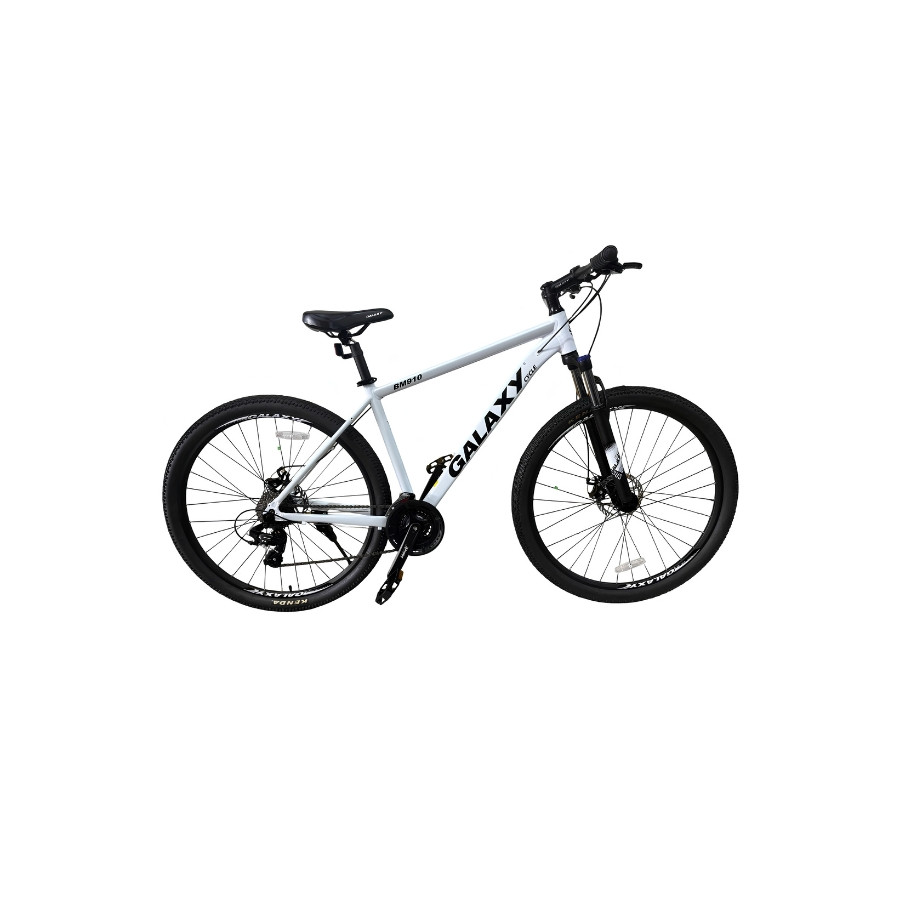 Bicicleta GALAXY Aluminio 29" Blanca Negra 24V Freno Disco