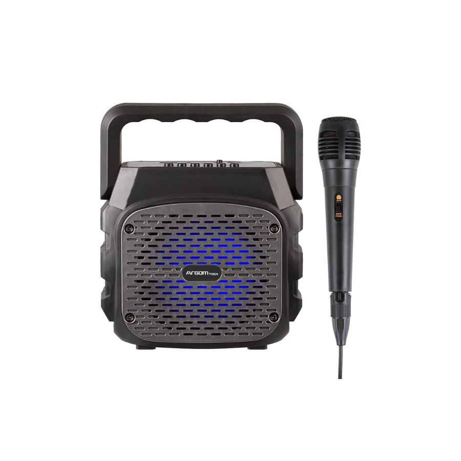 Parlante Inalámbrico ARGOMTECH Bluetooth Rumba Box Con Micrófono