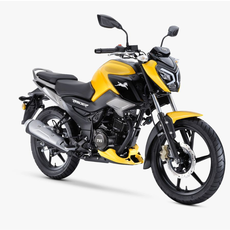 Motocicleta Deportiva TVS Raider 125 cc Amarillo