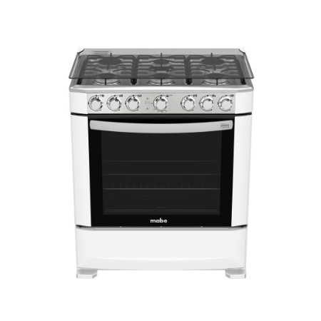 Cocina  MABE 6H Blanco Con Quemador A Gas