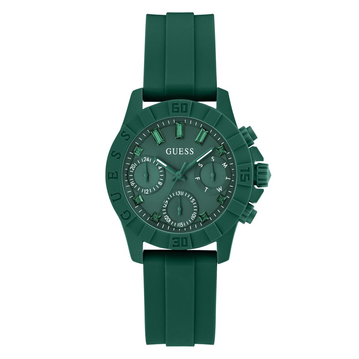 RELOJ GUESS LADIES SPORT MULTI FUNCIONES STRAP GREEN GW0775L3