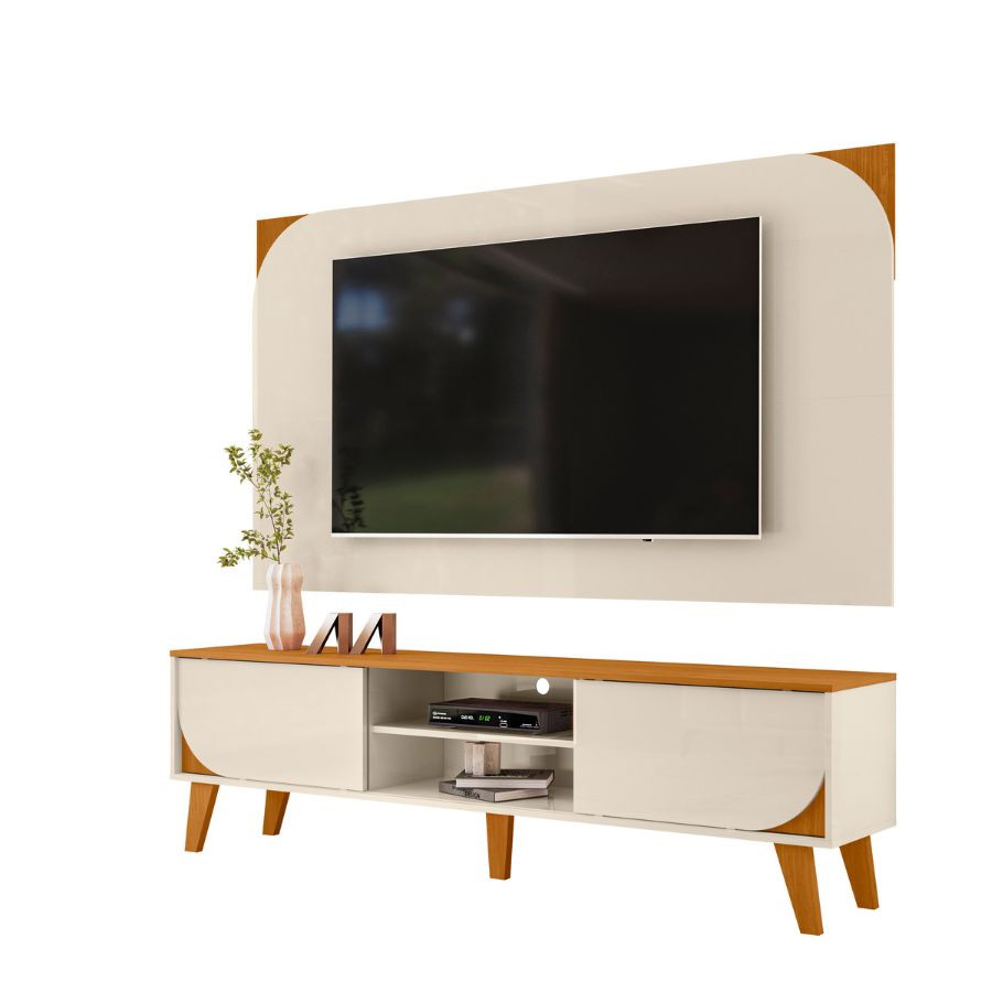 Combo Duna Cinamomo/Off White Tv Hasta 65"