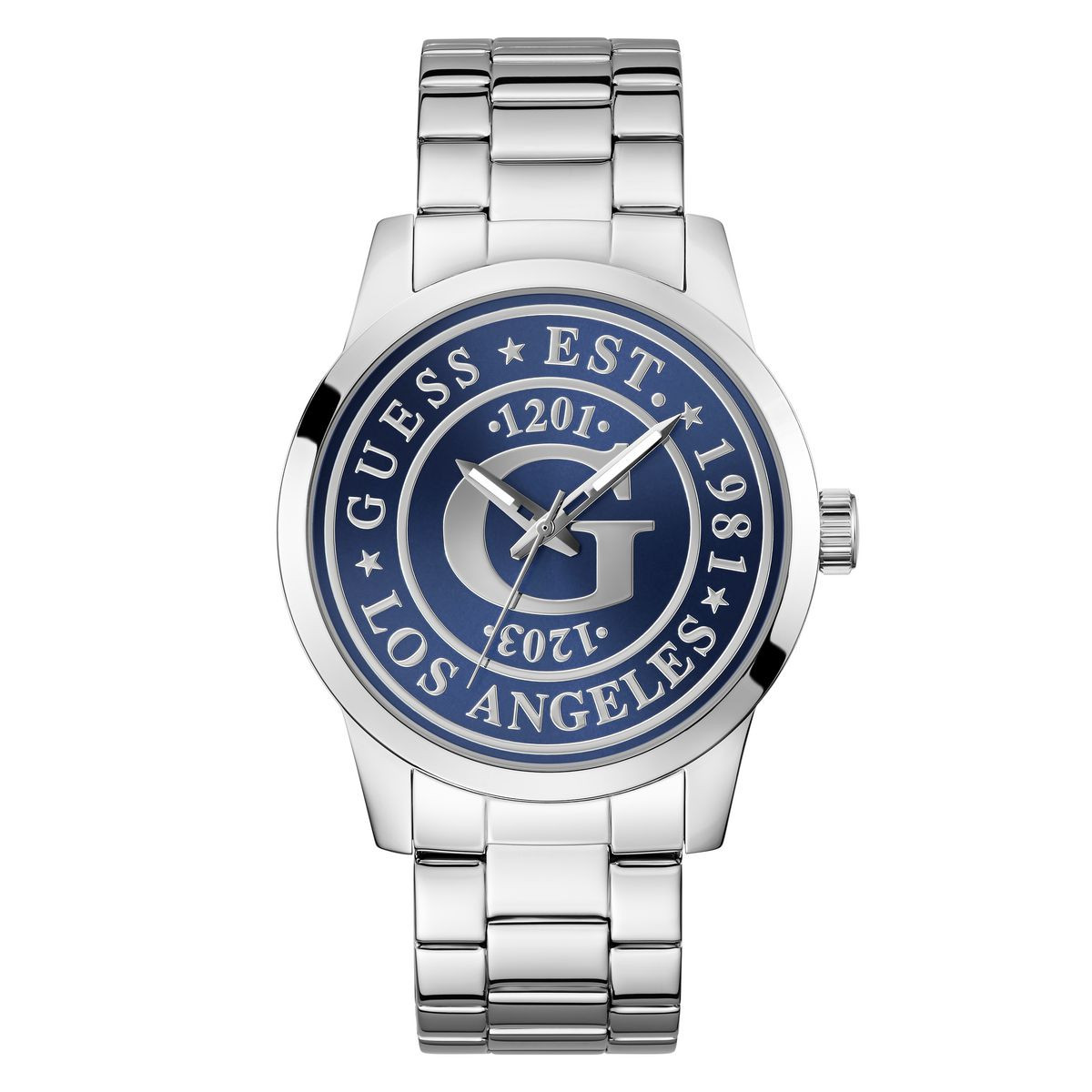 RELOJ GUESS ANALOGICO TONO PLATEADO MAN GW0888G1