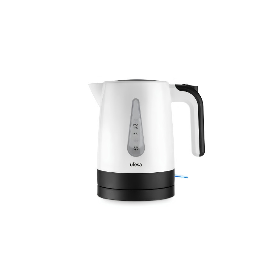 Hervidor de Agua UFESA 1 L 1200 W Autoapagado Blanco Mod. CANYON
