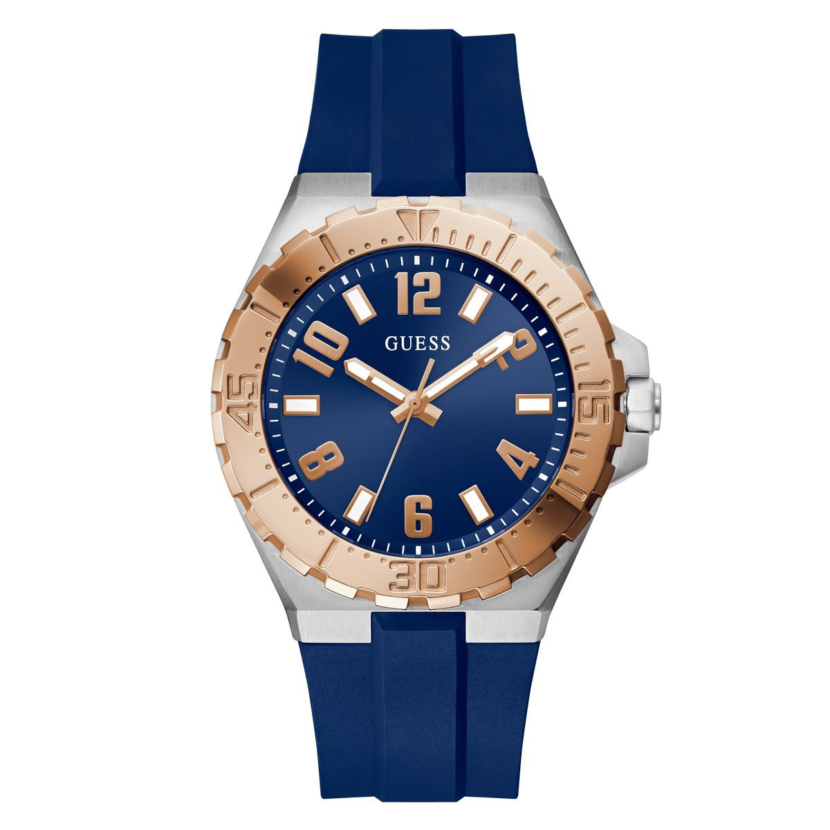 Reloj GUESS Man Analógico Azul Dos Tonos GW0906G3