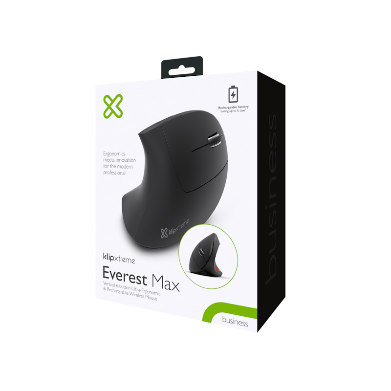 MOUSE ERGONOMICO RECARGABLE VERTICAL KMW-850