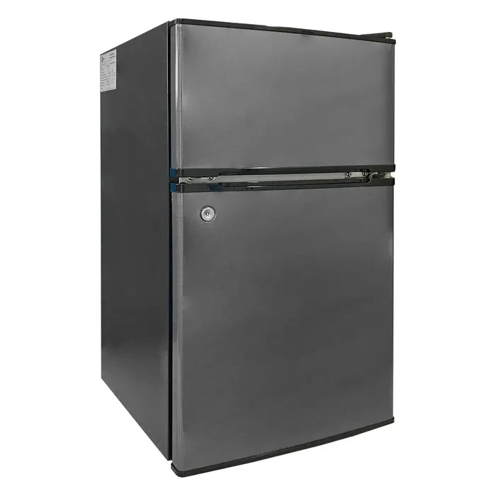 Frigobar Hitech semi seco 100 L color plateado