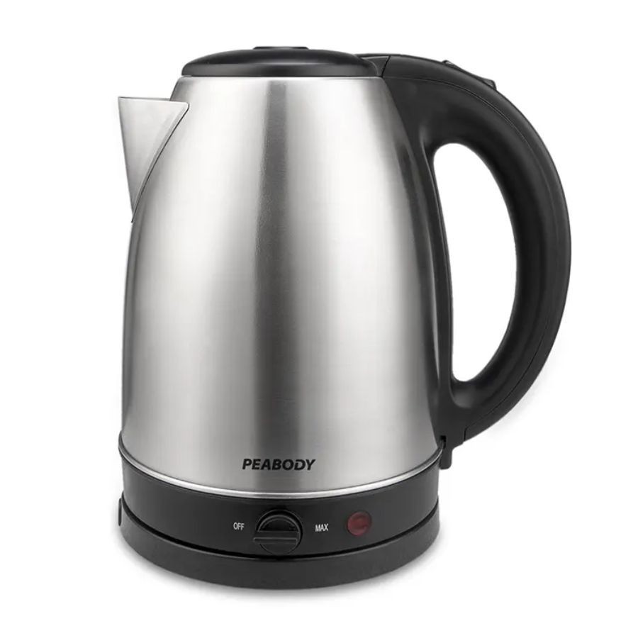 Hervidor PEABODY Eléctrico Con Regulador De Temperatura Manual De 1.7 Lts